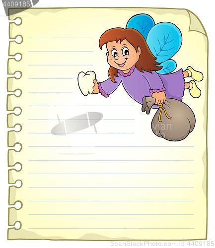 Image of Notepad page with tooth fairy