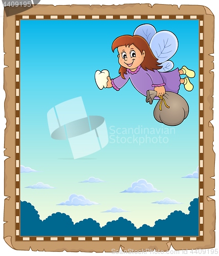 Image of Parchment with tooth fairy theme 1