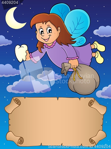 Image of Small parchment and tooth fairy