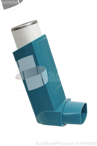 Image of Asthma inhaler on white