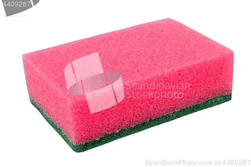 Image of Cleaning sponge on white