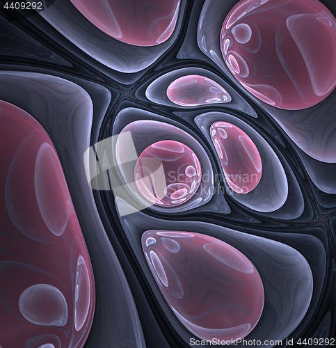 Image of Surreal fractal with rounded shapes