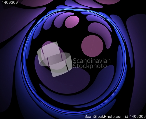 Image of Rounded abstract fractal
