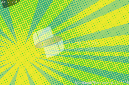 Image of green yellow pop art background