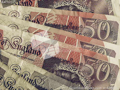 Image of Vintage Pound notes