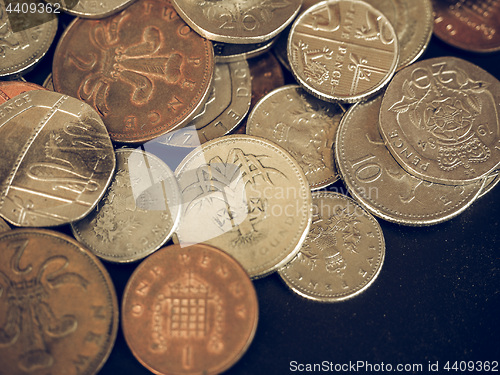 Image of Vintage UK Pound coin