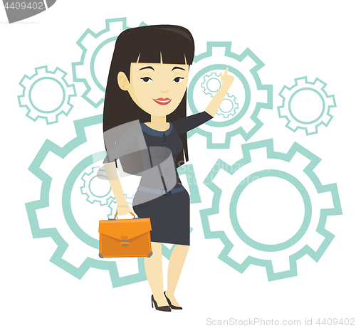 Image of Successful business idea vector illustration.