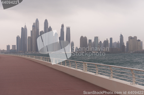 Image of Panorama Dubai city UAE