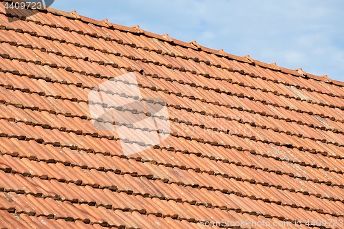 Image of Roof tiles texture