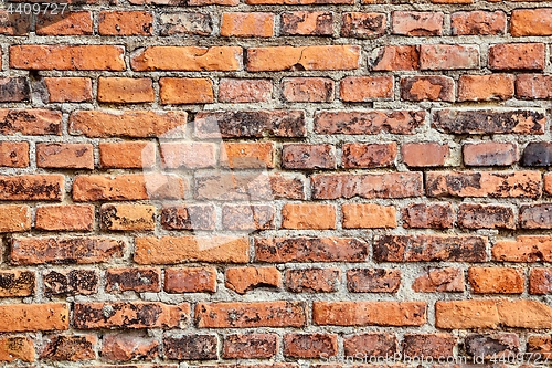Image of Brick Wall Closeup
