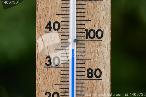 Image of Thermometer in summer