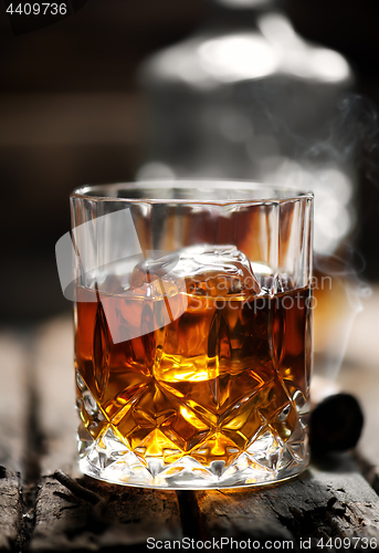 Image of One glass of whiskey