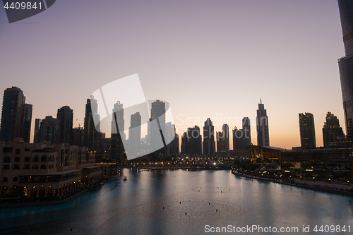 Image of musical fountain in Dubai