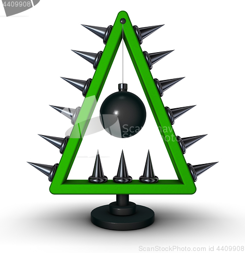 Image of heavy metal christmas tree