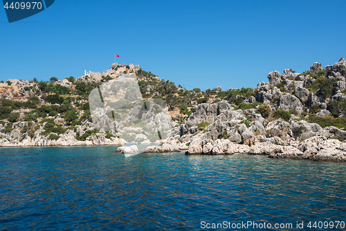 Image of ancient city on the Kekova