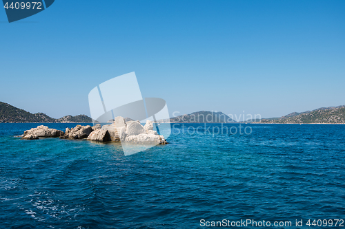 Image of ancient city on the Kekova