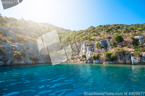 Image of ancient city on the Kekova