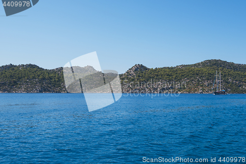 Image of ancient city on the Kekova