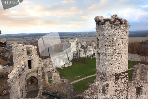 Image of Ruins of old castle in Ogrodzieniec