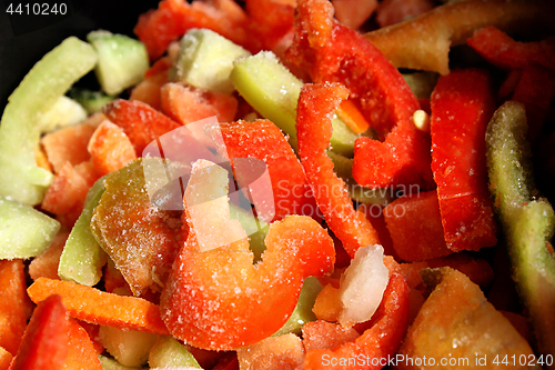 Image of Assortment of mixed frozen vegetables