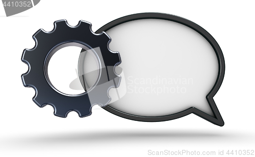 Image of industrial speech bubble