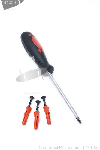 Image of Red screwdriver