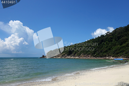 Image of Landscape view of tropical beach