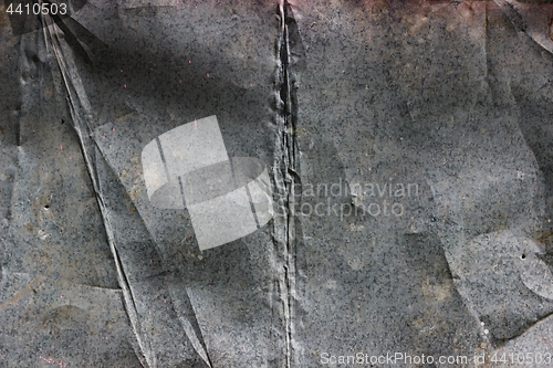 Image of Twisted sheet of old metal texture