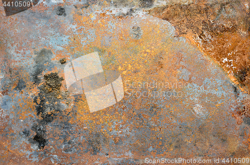 Image of Rusted metal background