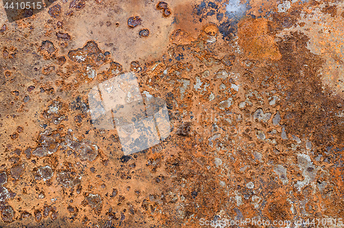 Image of Rusted metal background