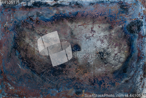 Image of Rusted metal background