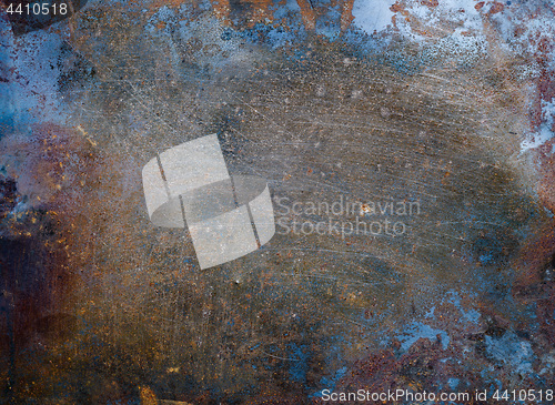 Image of Rusted metal background