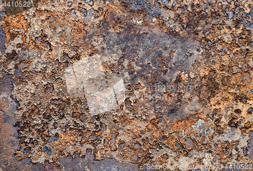 Image of Rusted metal background