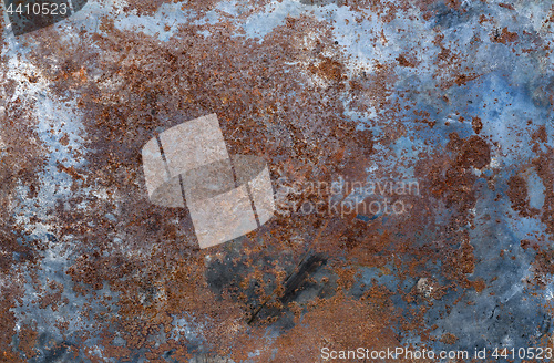 Image of Rusted metal background