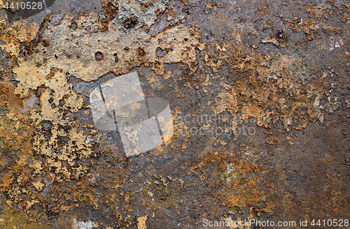 Image of Rusted metal background