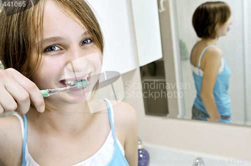 Image of Brushing teeth