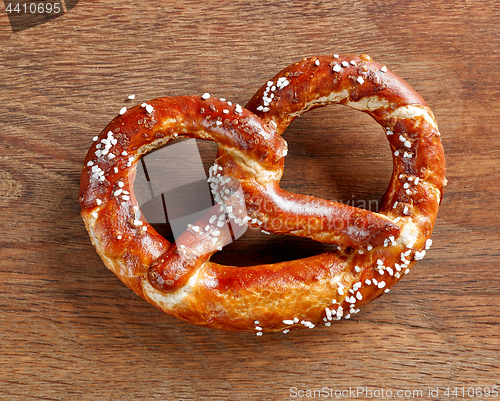 Image of freshly baked pretzel