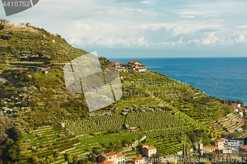 Image of Mediterranean coastal landscape