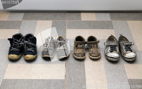 Image of small dirty shoes