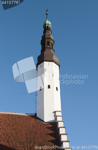 Image of Church of the Holy Spirit octagonal tower in Estonia