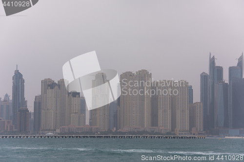 Image of Panorama Dubai city UAE