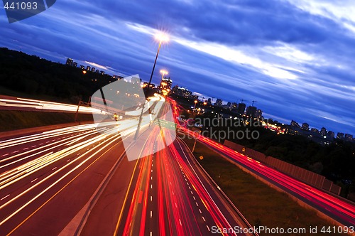 Image of Night traffic