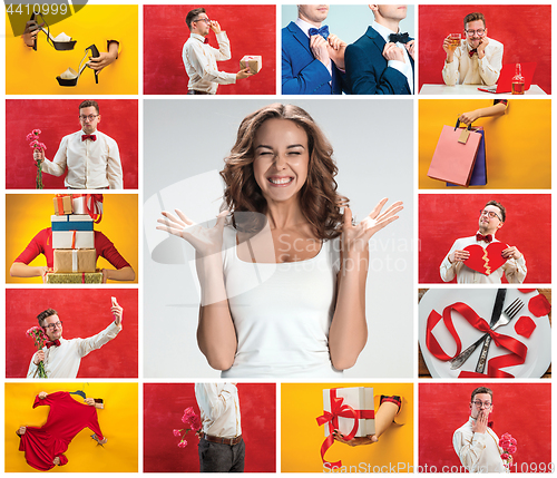 Image of The love, holiday, celebration and family concept