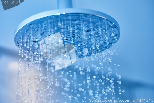 Image of Shower water flowing