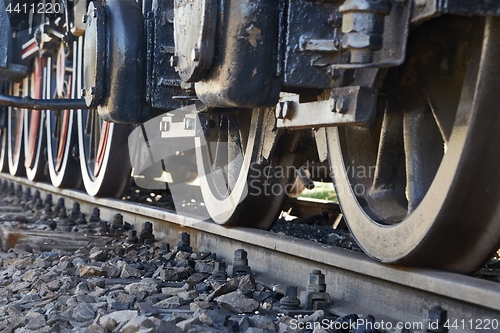 Image of Steam Locomotive Detail