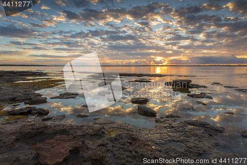 Image of BEautiful sunrise across the Bay