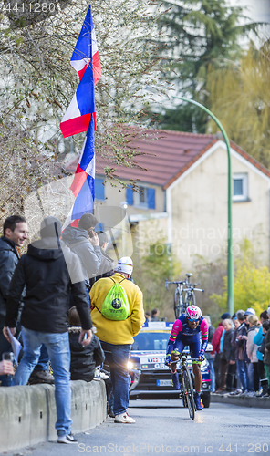 Image of The Cyclist Tsgabu Gebremaryam Grmay - Paris-Nice 2016