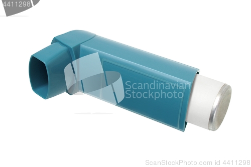 Image of Asthma inhaler on white