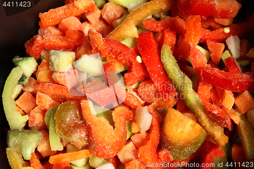 Image of Assortment of mixed frozen vegetables