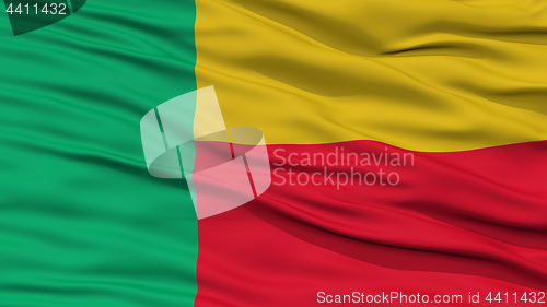 Image of Closeup Benin Flag